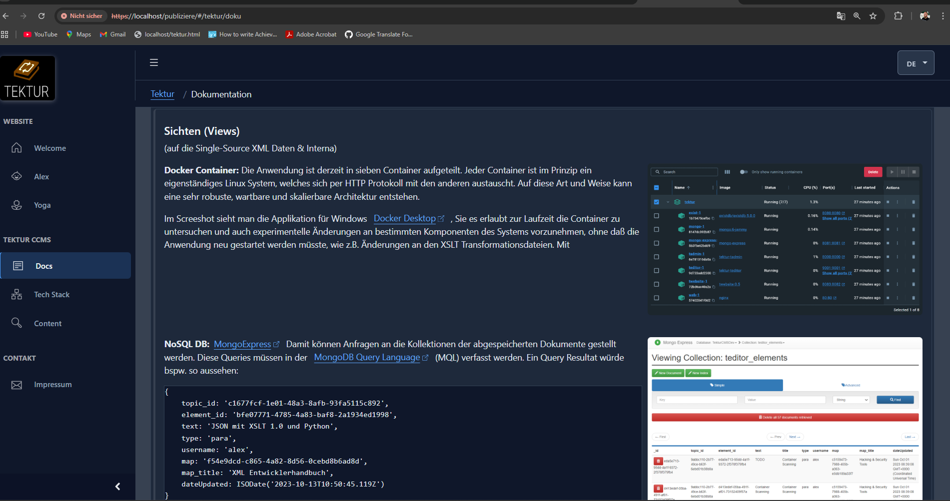 Screenshot of the Dark Marketing Homepage